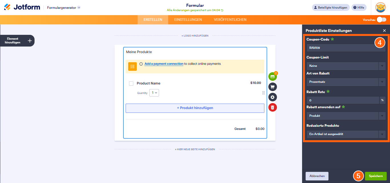 Wie Sie Coupon Codes zu Zahlungsformularen hinzufügen Image-2