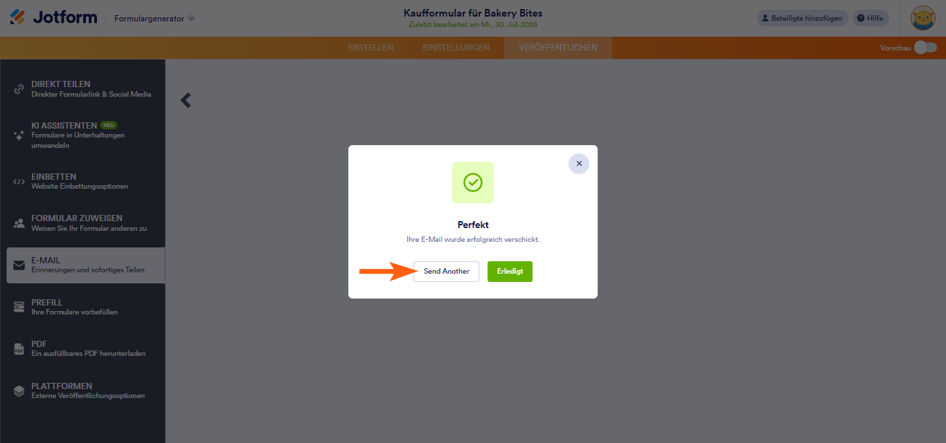 So versenden Sie ein Formular per E-Mail Image-6