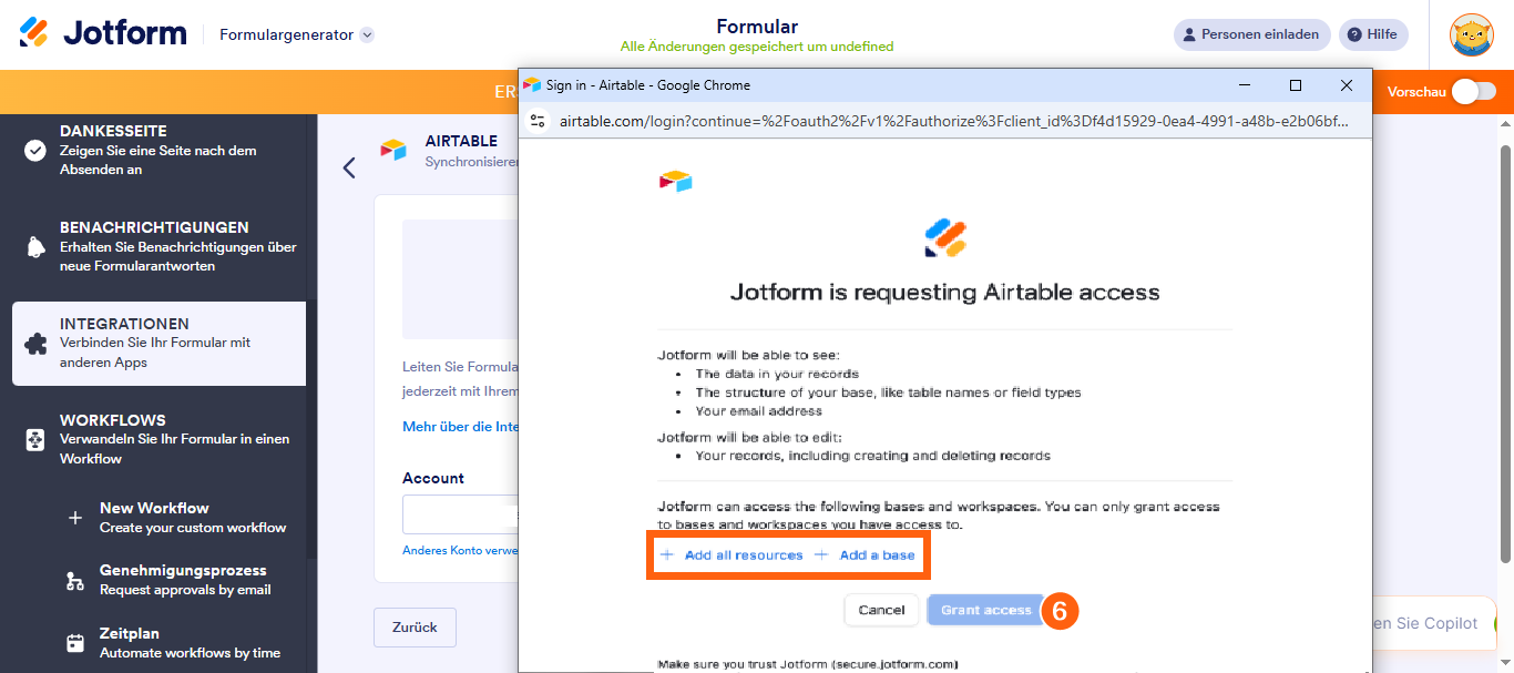Wie Sie Jotform mit Airtable integrieren Image-4