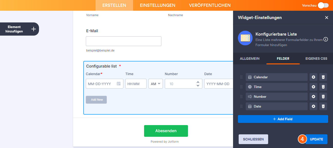 Wie Sie das Widget Konfigurierbare Liste einrichten Image-12