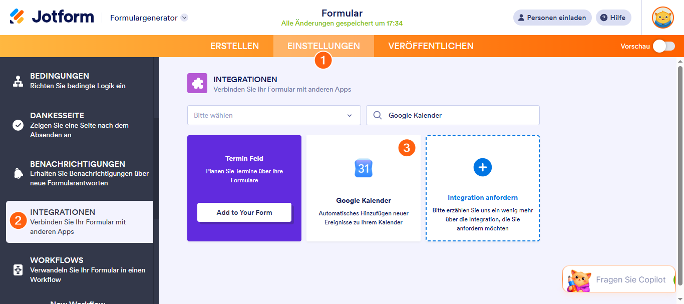 Wie Sie den Google Kalender verwenden – Erstellen Sie Ereignisse mit Ihrem Formular Image-10