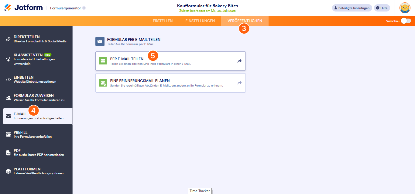 So versenden Sie ein Formular per E-Mail Image-3