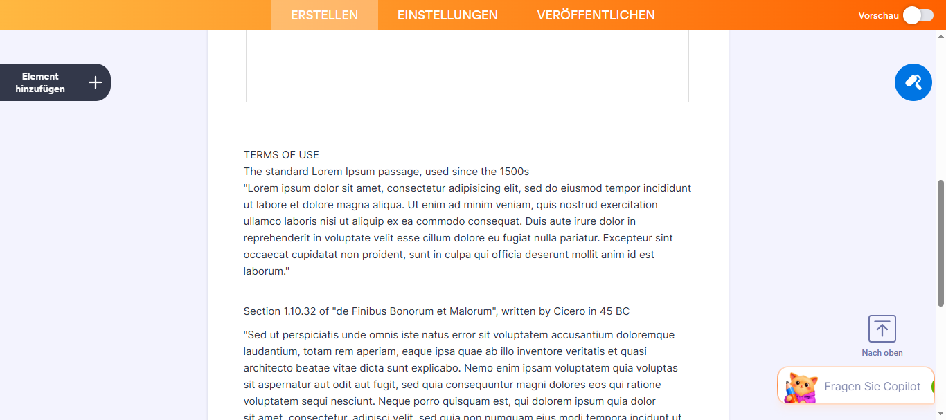 Erstellen von scrollbaren Nutzungsbedingungen Image-9