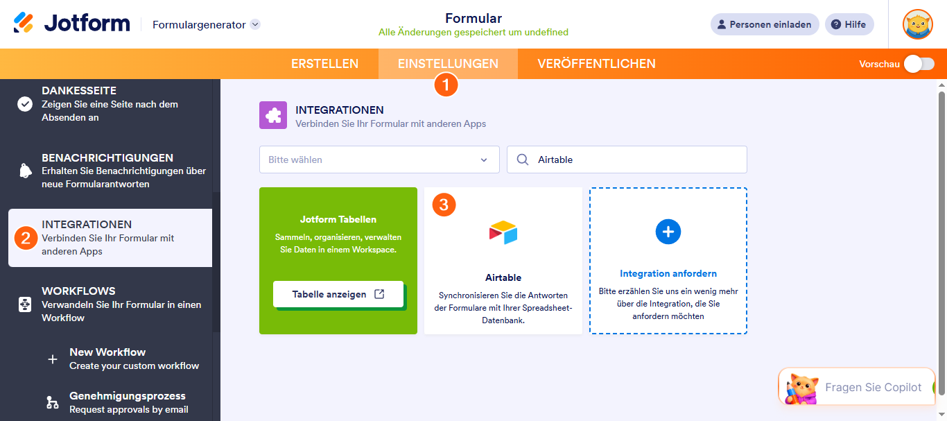 Wie Sie Jotform mit Airtable integrieren Image-1