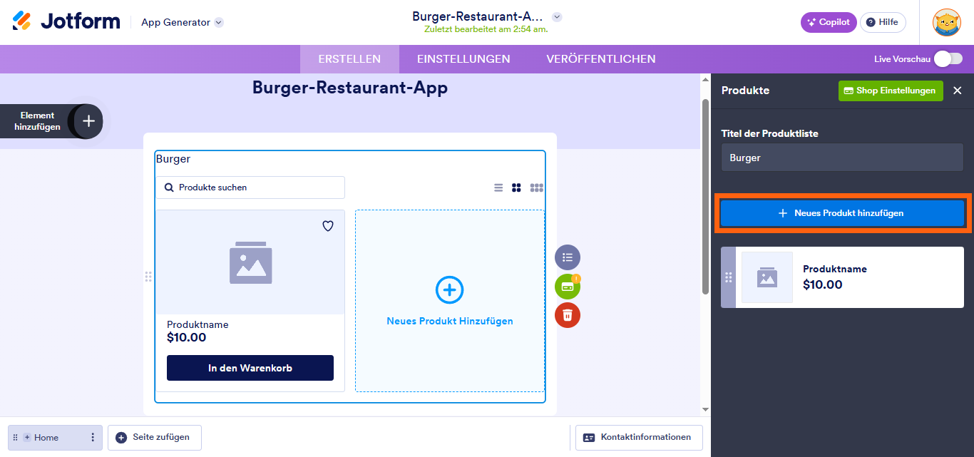 Wie Sie eine neue Produktliste zu einer bestehenden App hinzufügen Image-5
