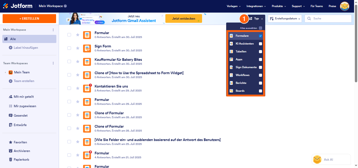 So versenden Sie ein Formular per E-Mail Image-1