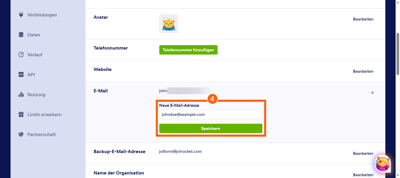 Wie Sie die E-Mail-Adresse Ihres Kontos ändern? Image-3