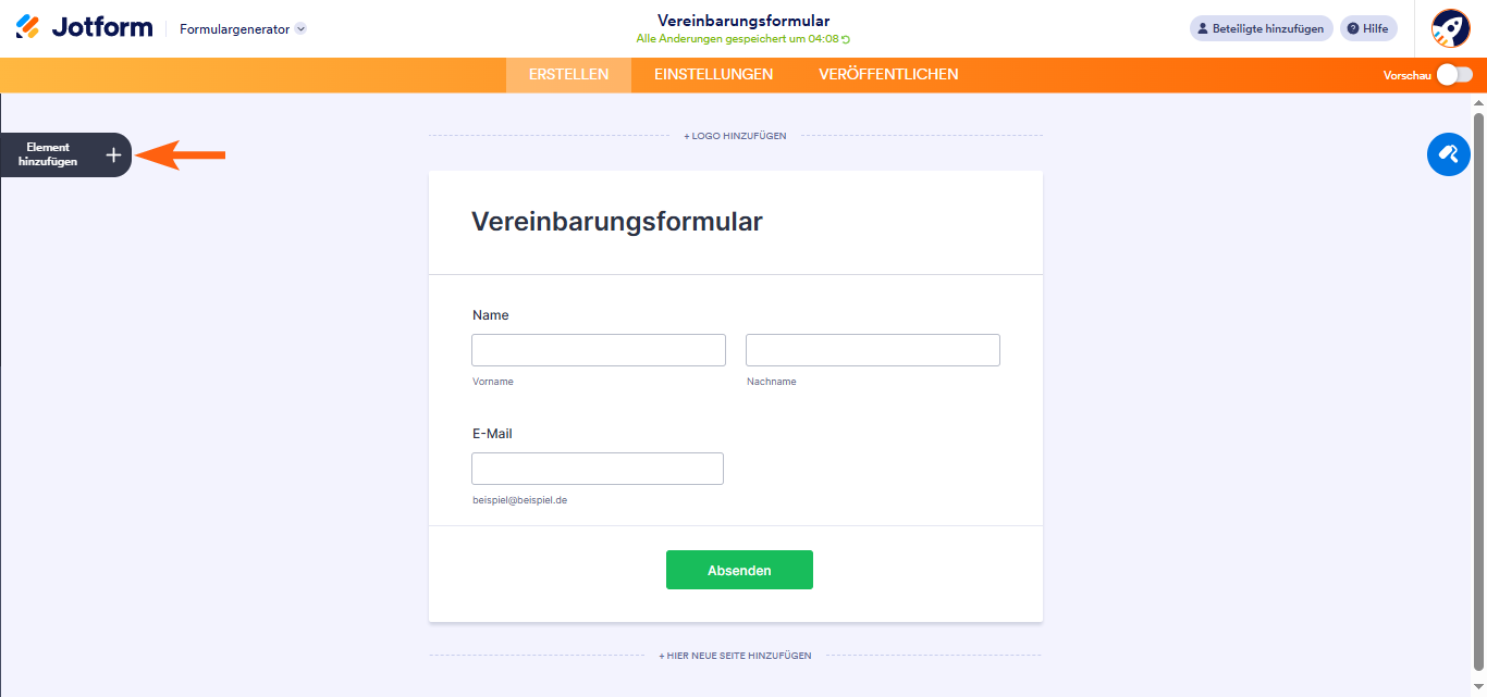 Erstellen von scrollbaren Nutzungsbedingungen Image-1