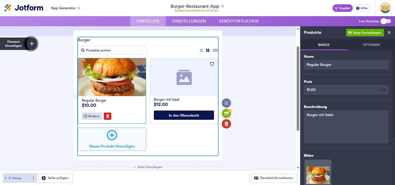 Wie Sie eine neue Produktliste zu einer bestehenden App hinzufügen Image-6