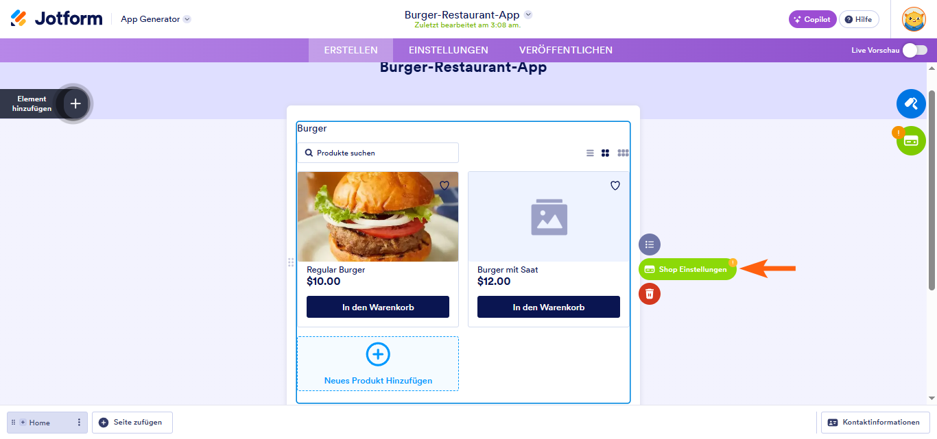 Wie Sie eine neue Produktliste zu einer bestehenden App hinzufügen Image-8