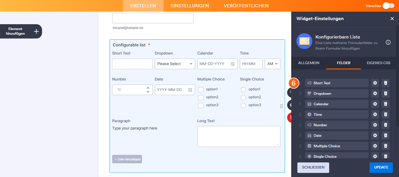 Wie Sie das Widget Konfigurierbare Liste einrichten Image-6