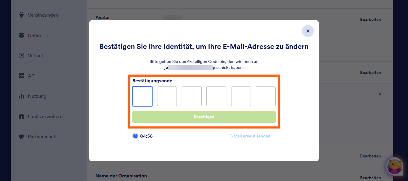 Wie Sie die E-Mail-Adresse Ihres Kontos ändern? Image-4