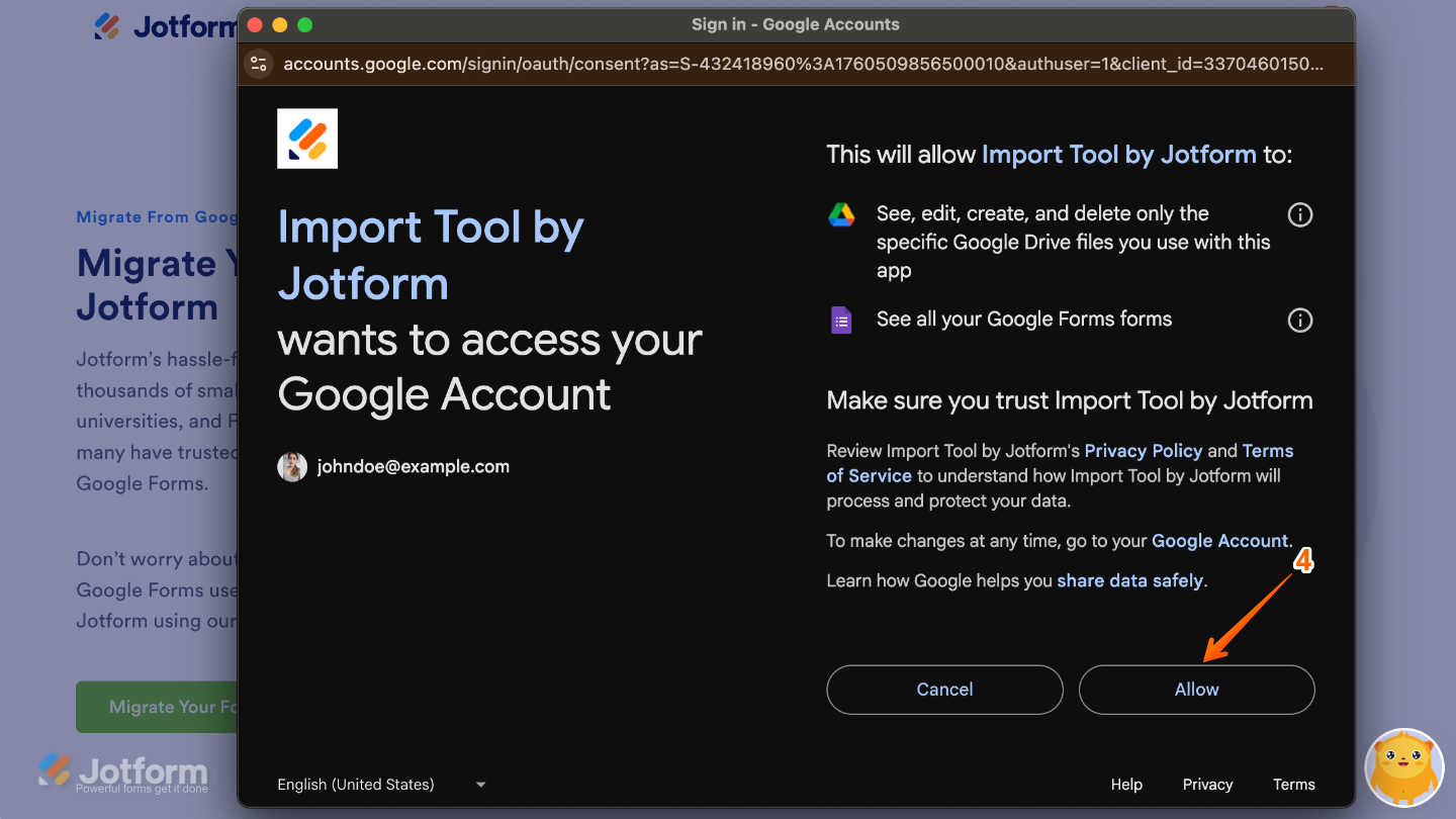 Cara Mengimpor Formulir Google ke Jotform Image-3