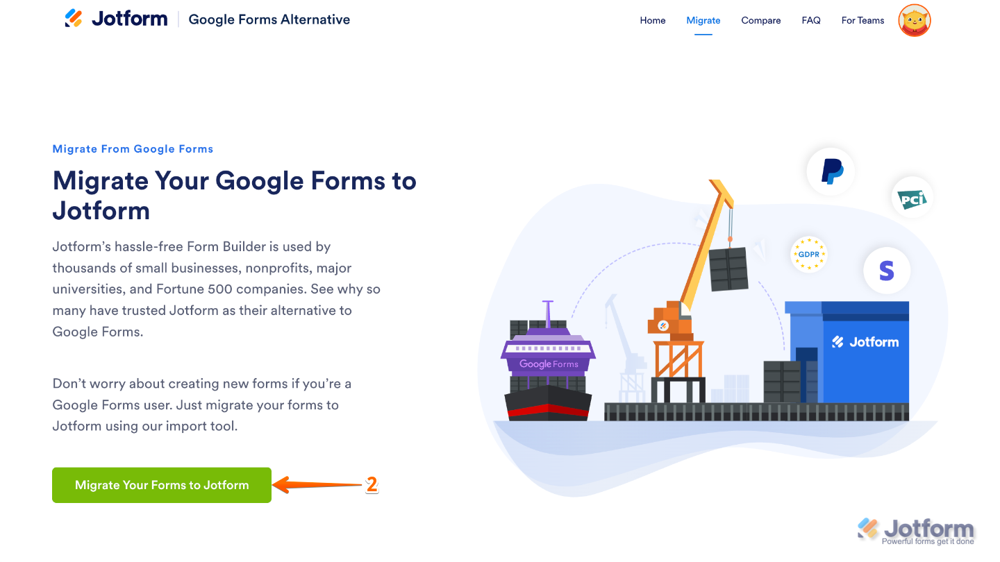 Cara Mengimpor Formulir Google ke Jotform Image-1