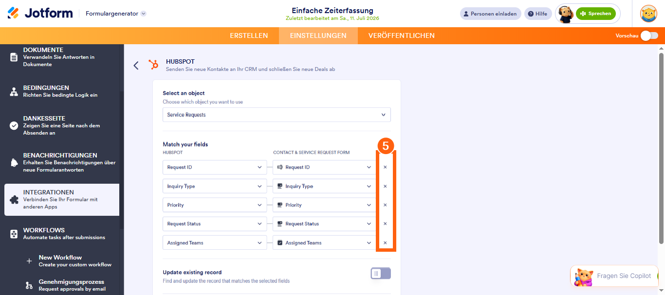 Wie Sie Jotform in HubSpot CRM integrieren Image-25