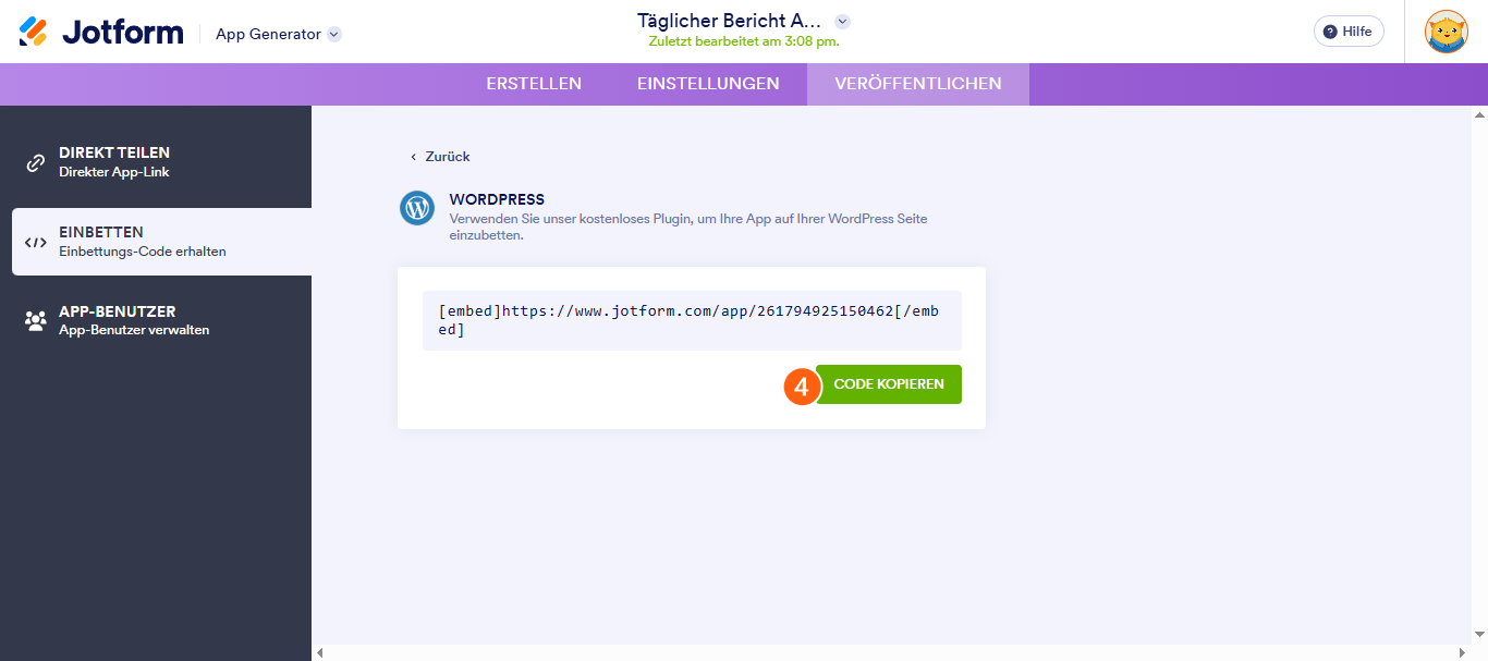 Wie Sie Apps in eine Website einbetten Image-3