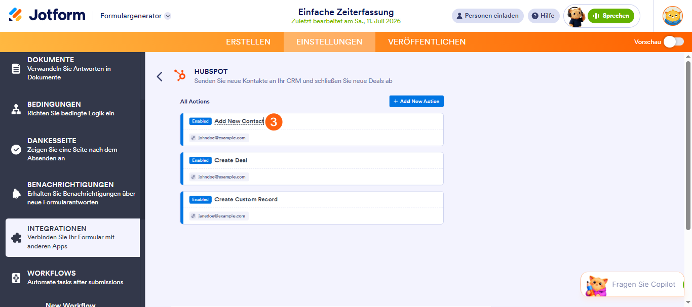 Wie Sie Jotform in HubSpot CRM integrieren Image-34