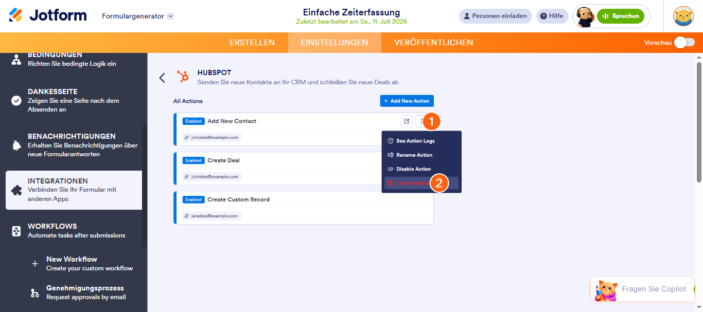 Wie Sie Jotform in HubSpot CRM integrieren Image-37