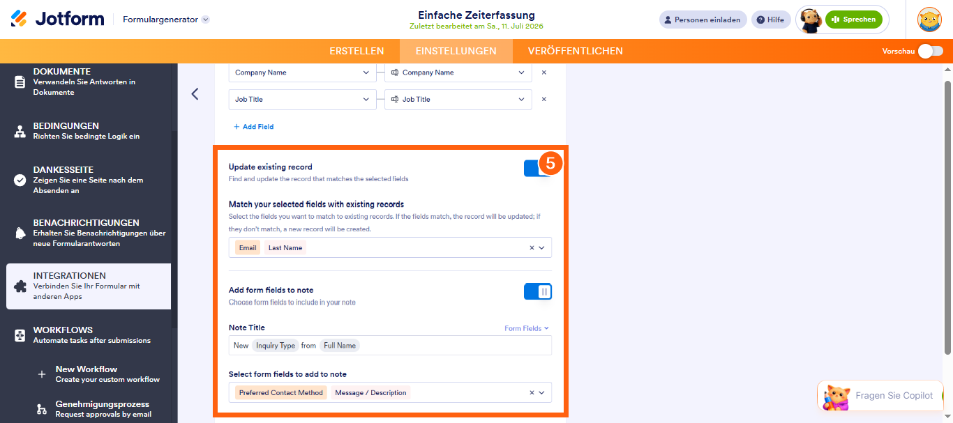 Wie Sie Jotform in HubSpot CRM integrieren Image-13