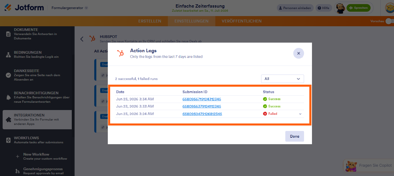 Wie Sie Jotform in HubSpot CRM integrieren Image-32