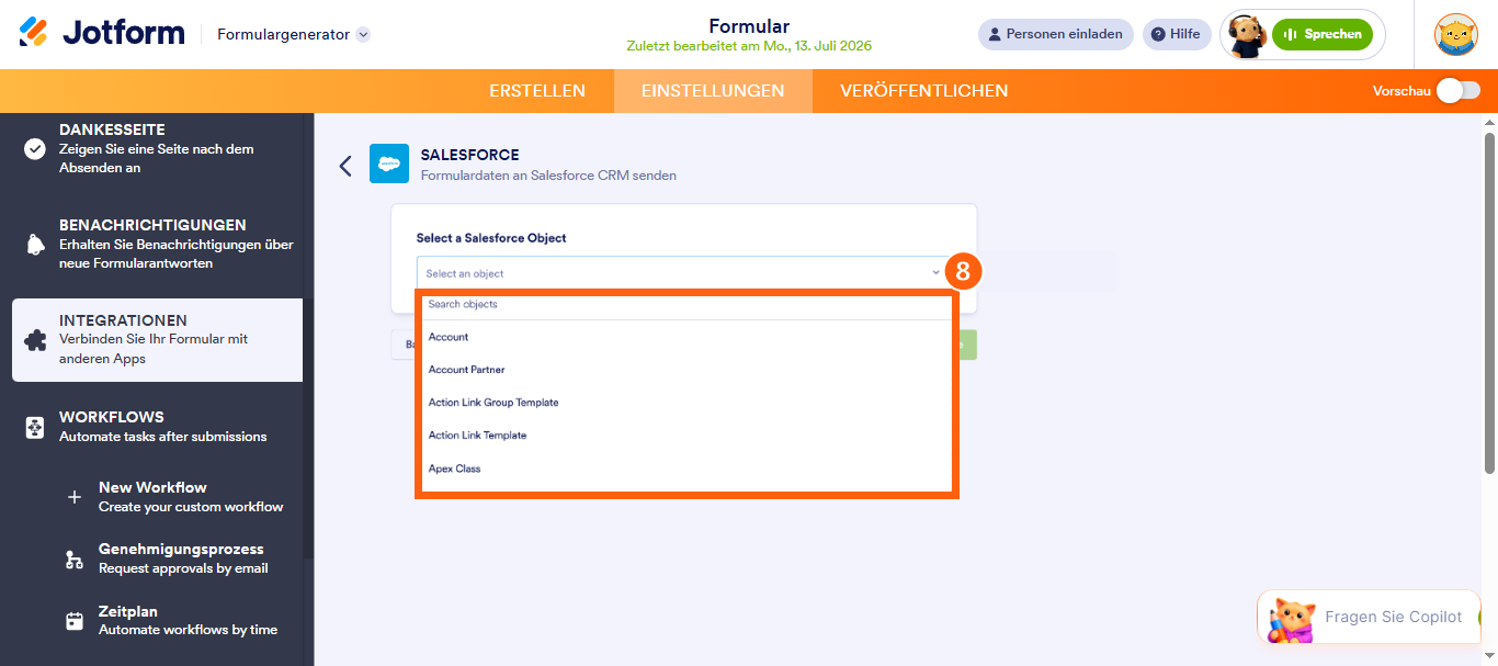 Wie Sie Jotform in Salesforce integrieren Image-4