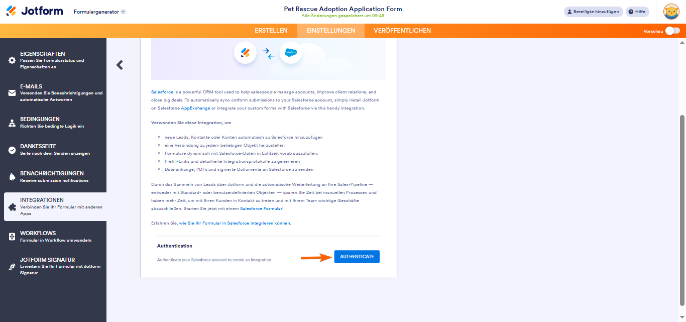 Wie Sie Jotform in Salesforce integrieren Image-2