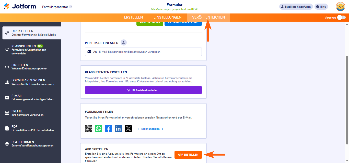 Wie Sie eine App aus einem Formular erstellen Image-1