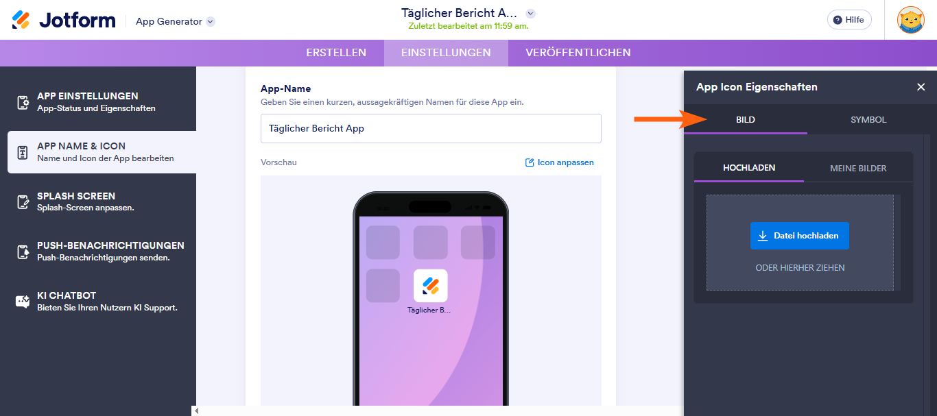 Wie Sie den App-Namen und das -Icon ändern Image-5