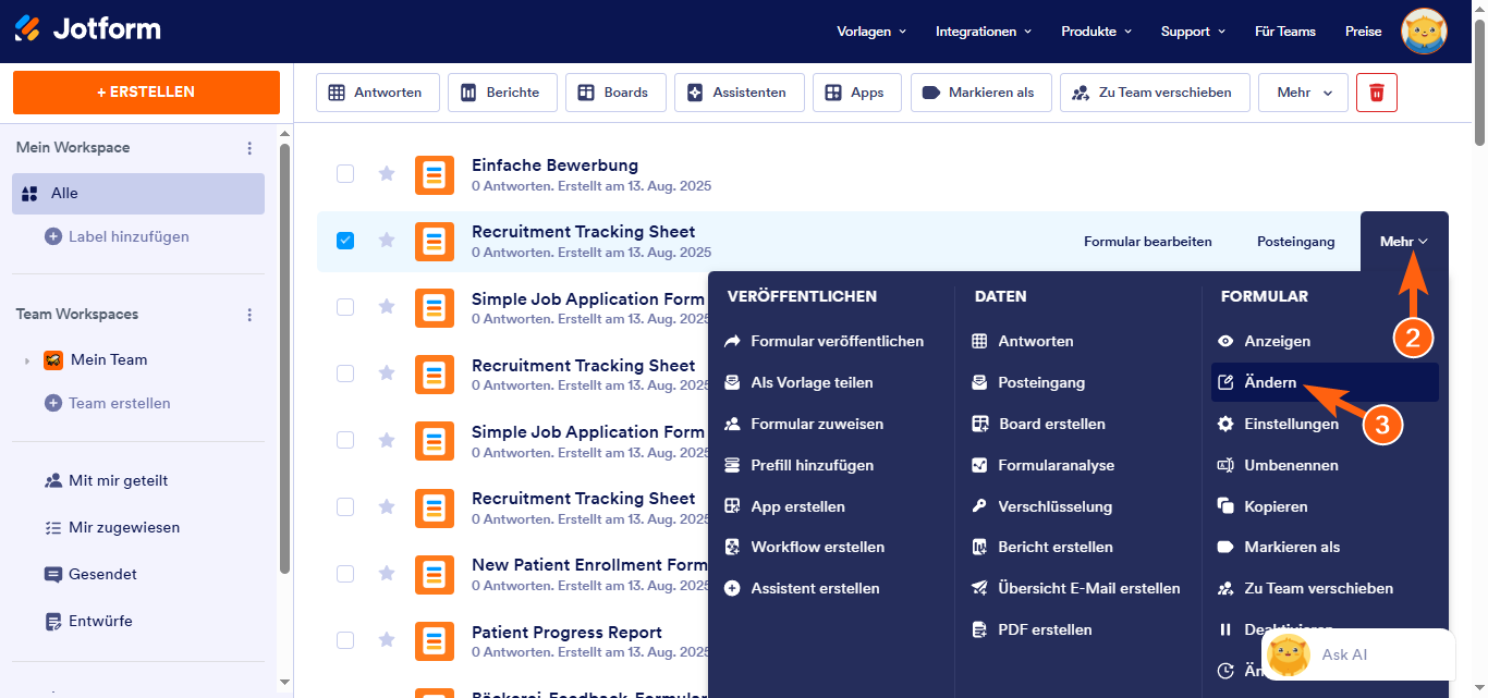 Wie Sie den Titel oder Namen Ihres Formulars ändern Image-2
