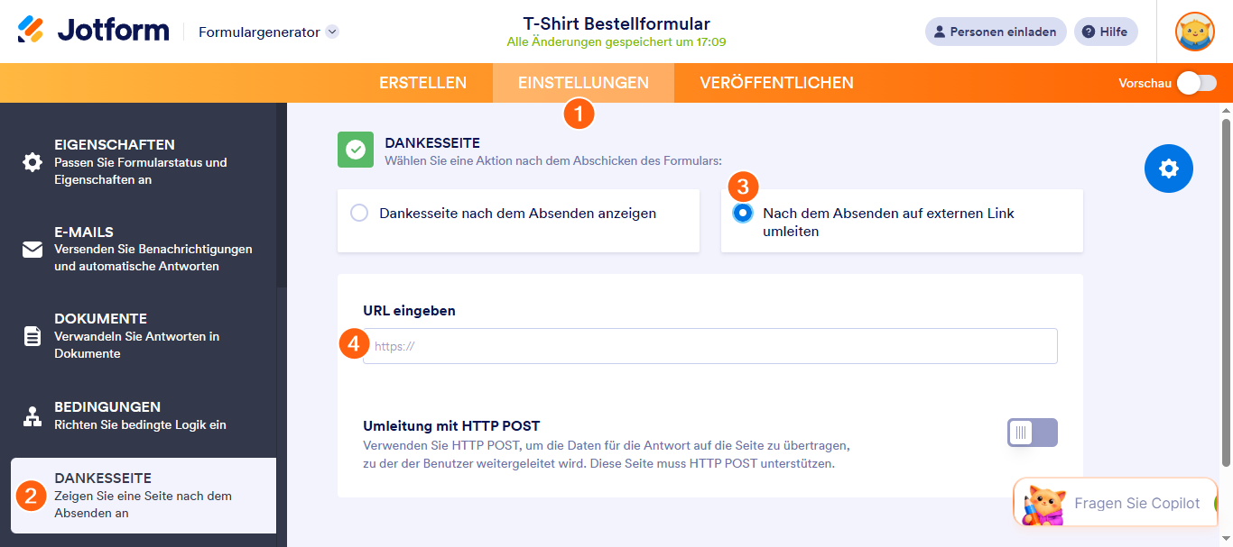 Wie füllt man dasselbe Formular mit Daten aus einer früheren Übermittlung vor? Image-4