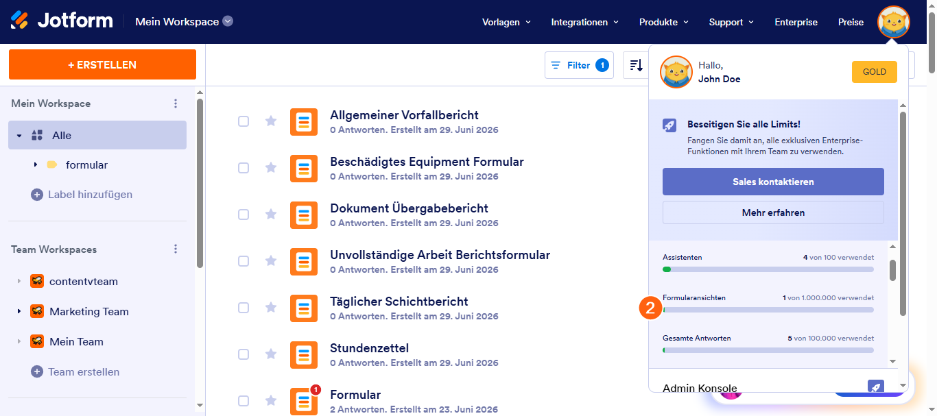 Begrenzungen für Formularaufrufe: Worum geht es dabei? Image-2