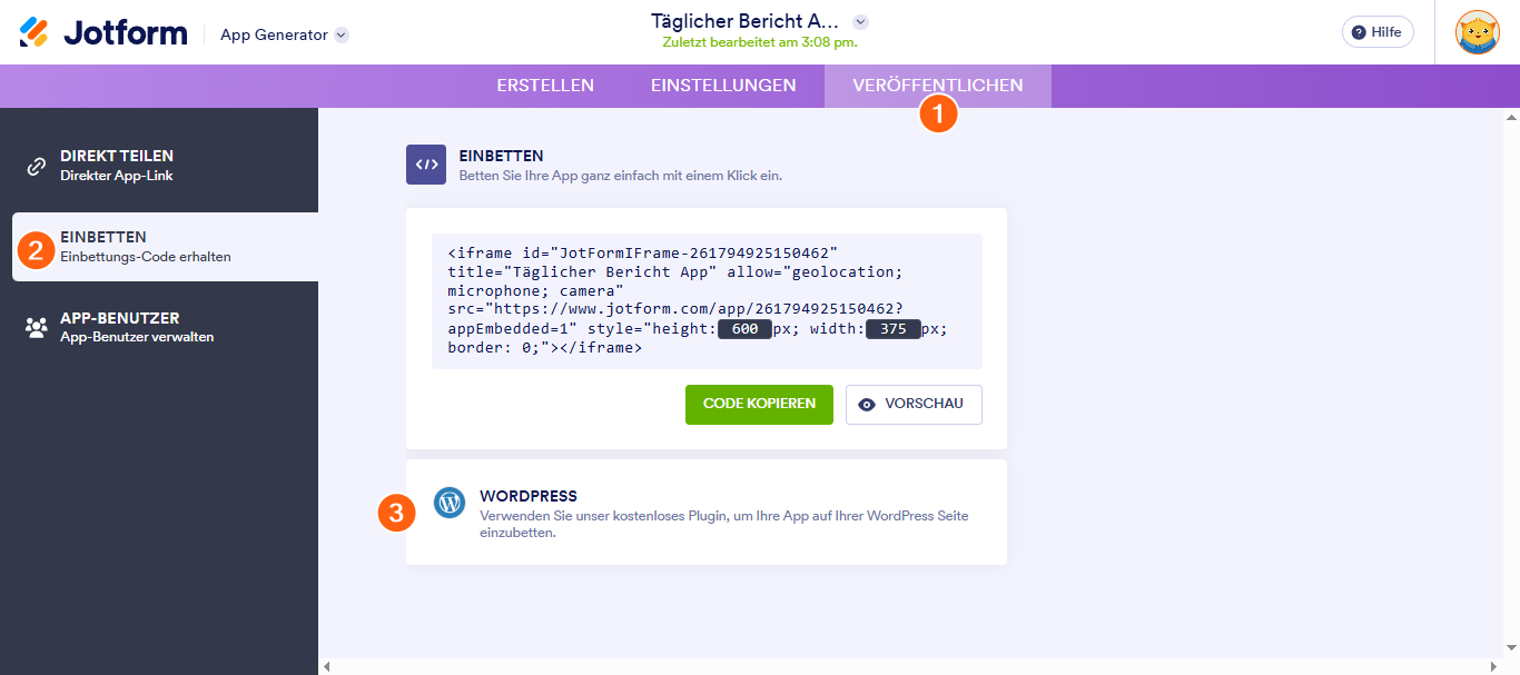 Wie Sie Apps in eine Website einbetten Image-2