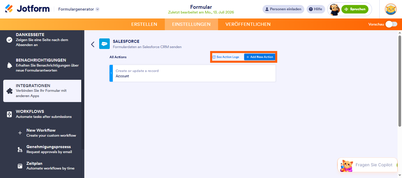 Wie Sie Jotform in Salesforce integrieren Image-7