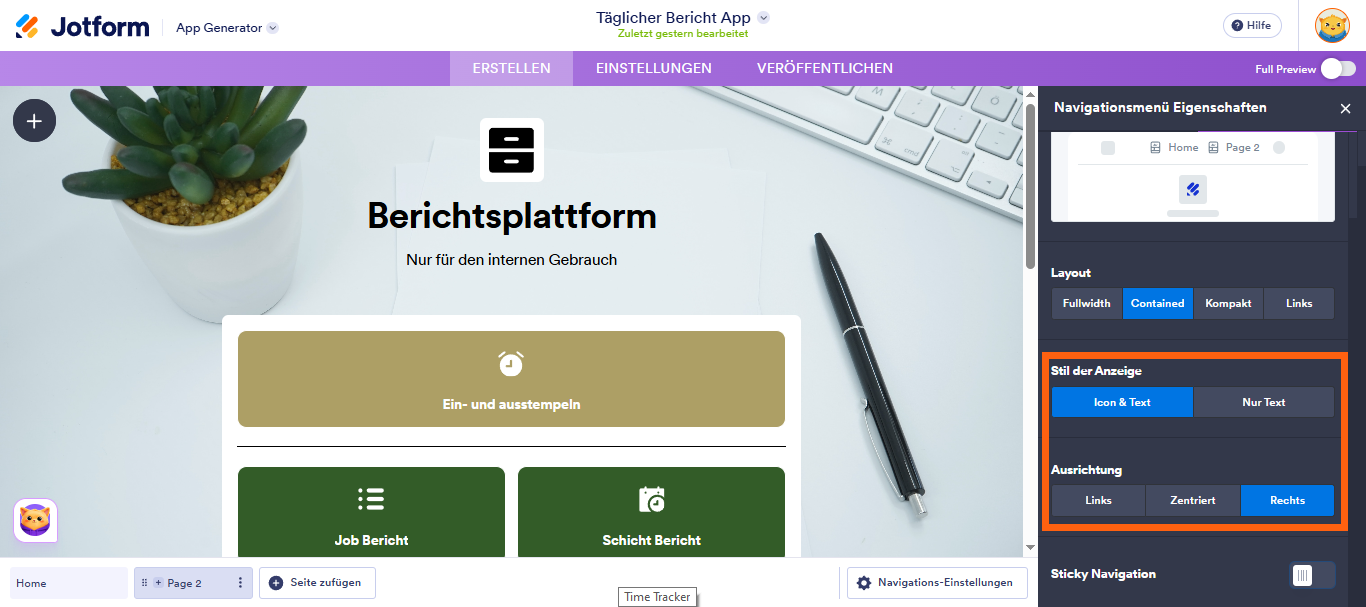 Wie Sie eine mehrseitige App mit Jotform Apps erstellen Image-7
