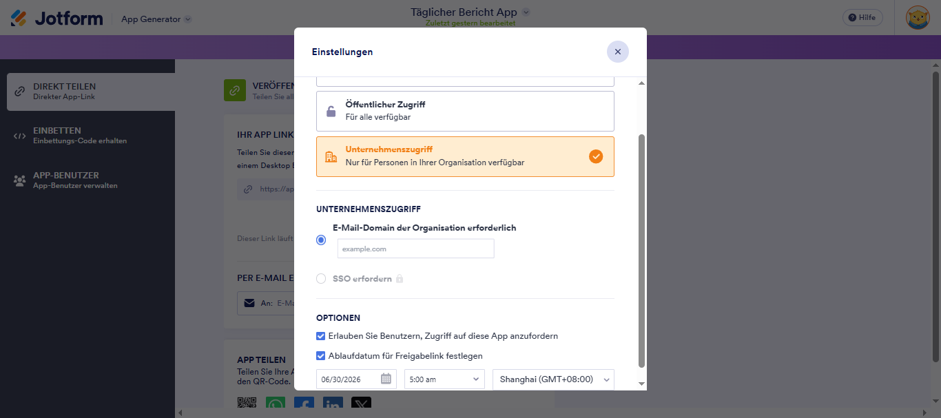 Wie Sie Jotform Apps mit Anderen teilen können Image-8