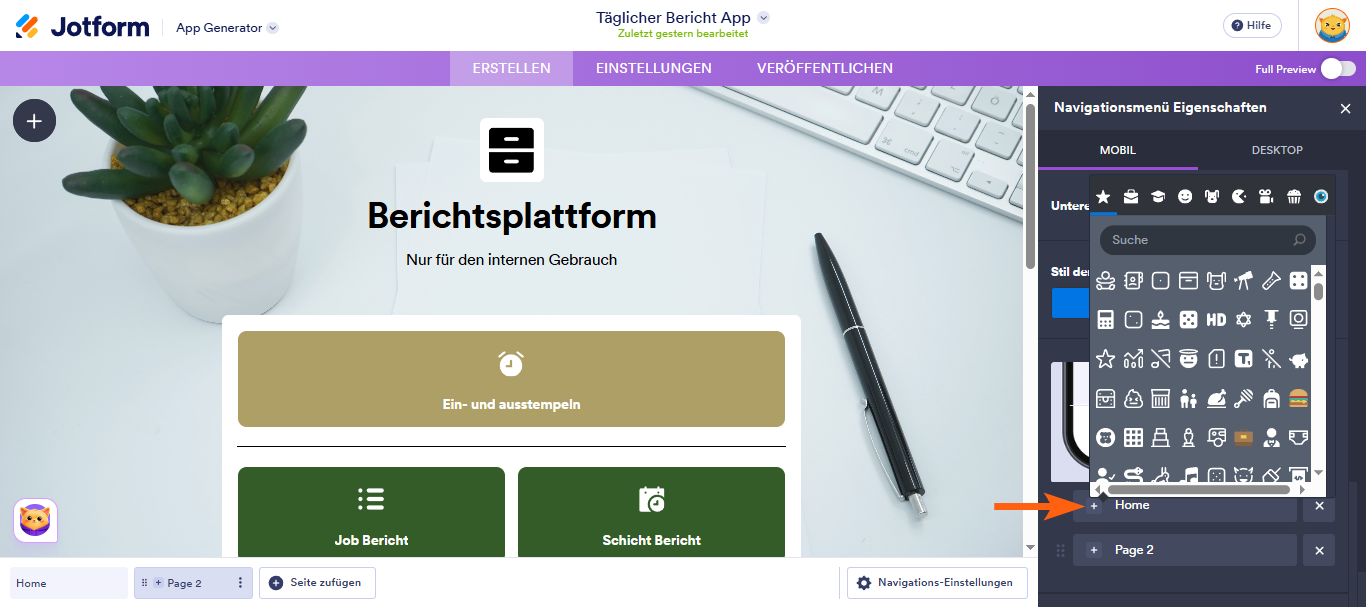 Wie Sie eine mehrseitige App mit Jotform Apps erstellen Image-12