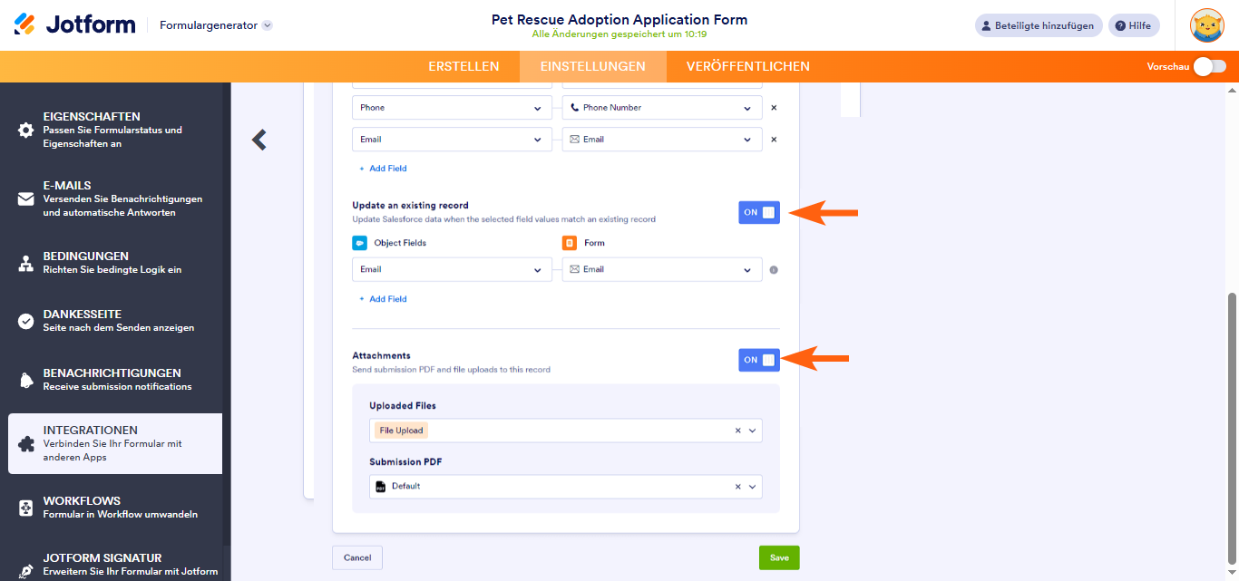 Wie Sie Jotform in Salesforce integrieren Image-5