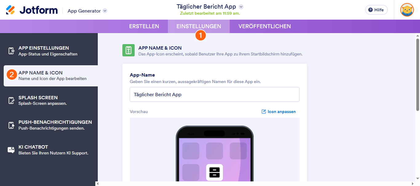 Wie Sie den App-Namen und das -Icon ändern Image-1