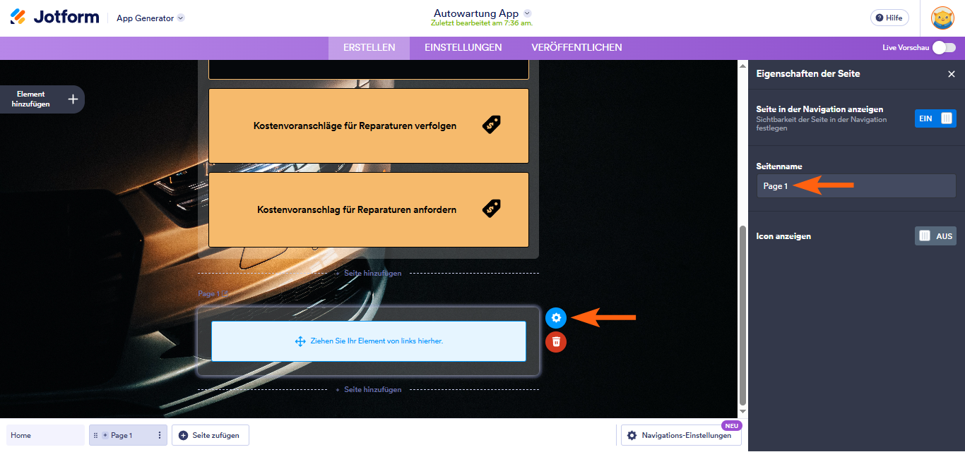 Wie Sie eine mehrseitige App mit Jotform Apps erstellen Image-2