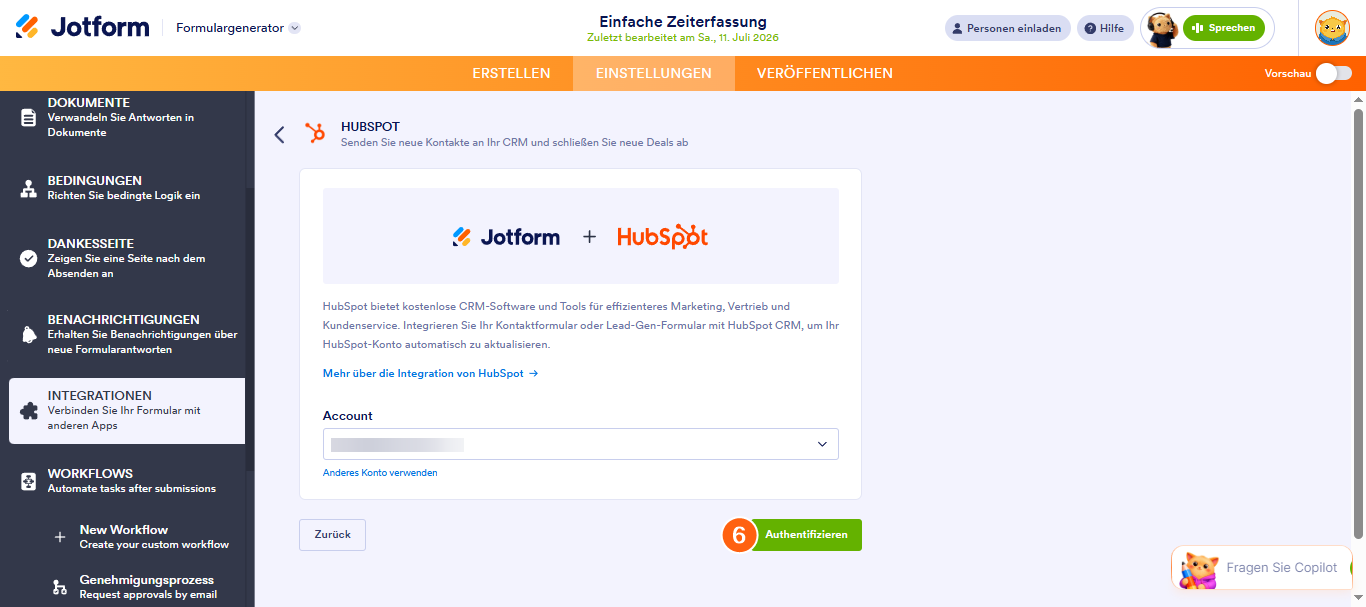 Wie Sie Jotform in HubSpot CRM integrieren Image-4