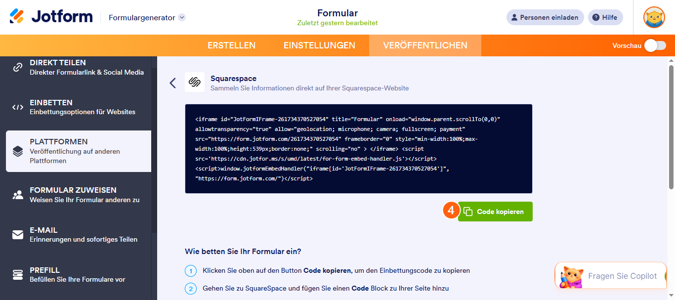 Hinzufügen eines Formulars zu Squarespace Image-3