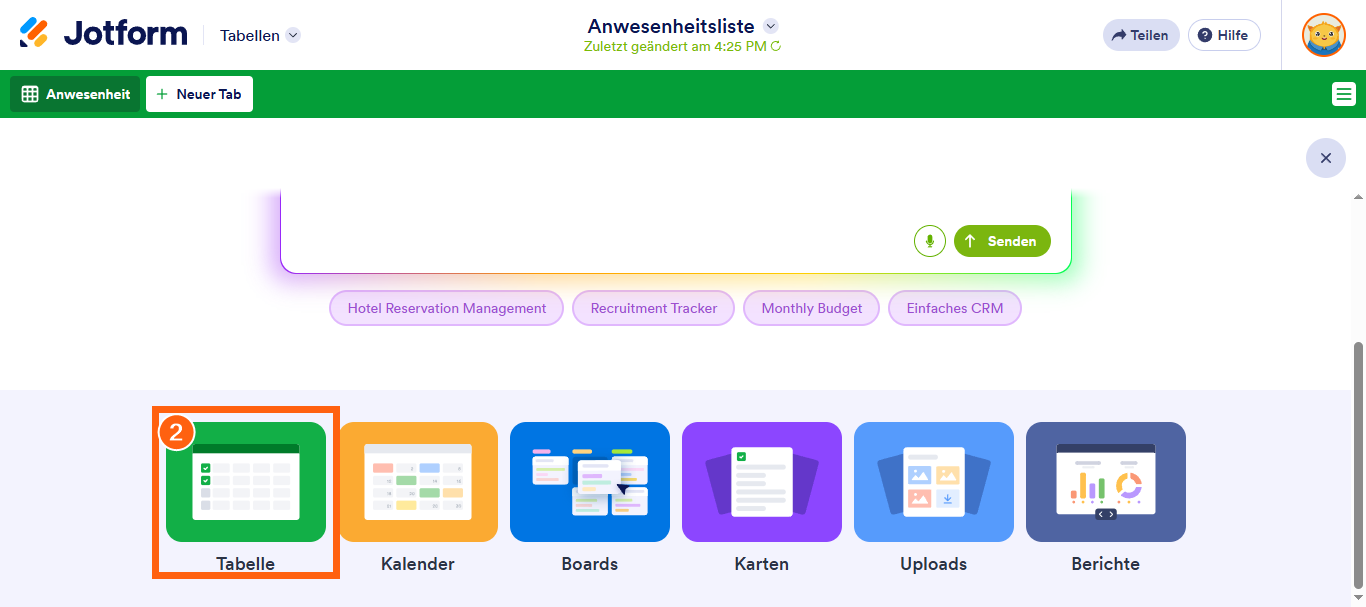Wie Sie Daten aus anderen Formularen in Jotform Tabellen erhalten Image-2