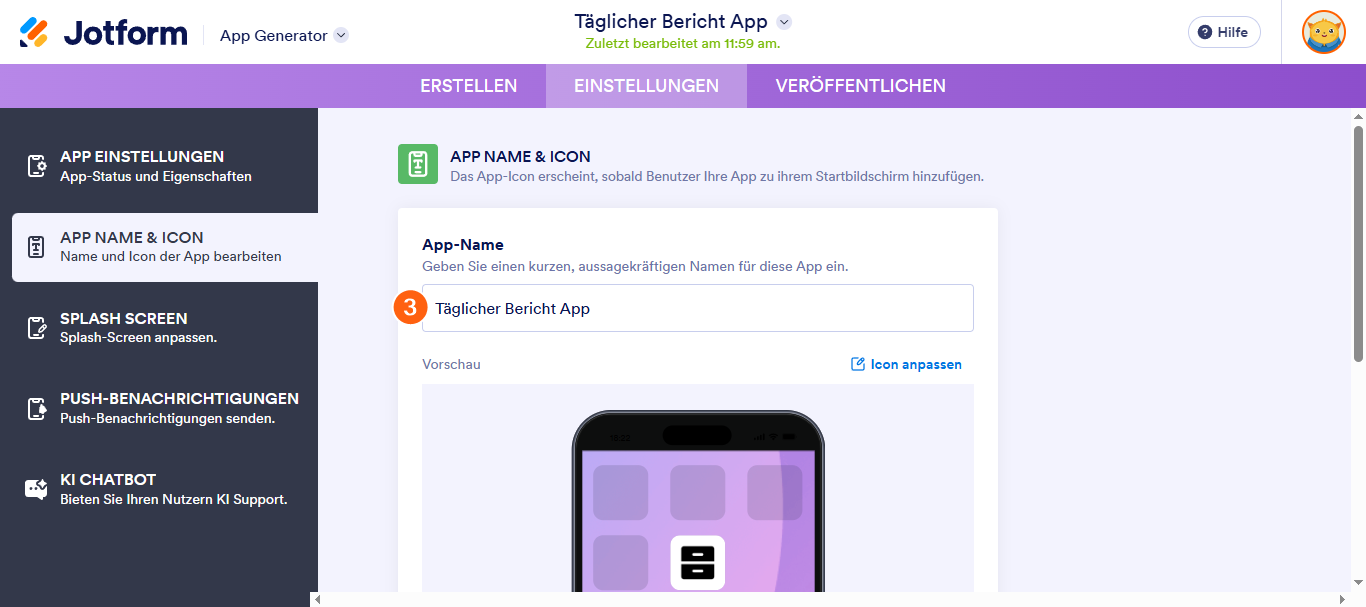 Wie Sie den App-Namen und das -Icon ändern Image-2