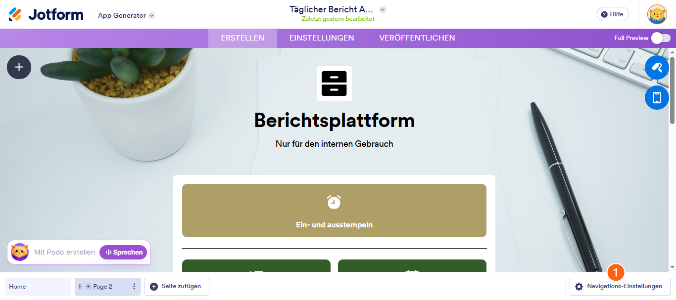 Wie Sie eine mehrseitige App mit Jotform Apps erstellen Image-5