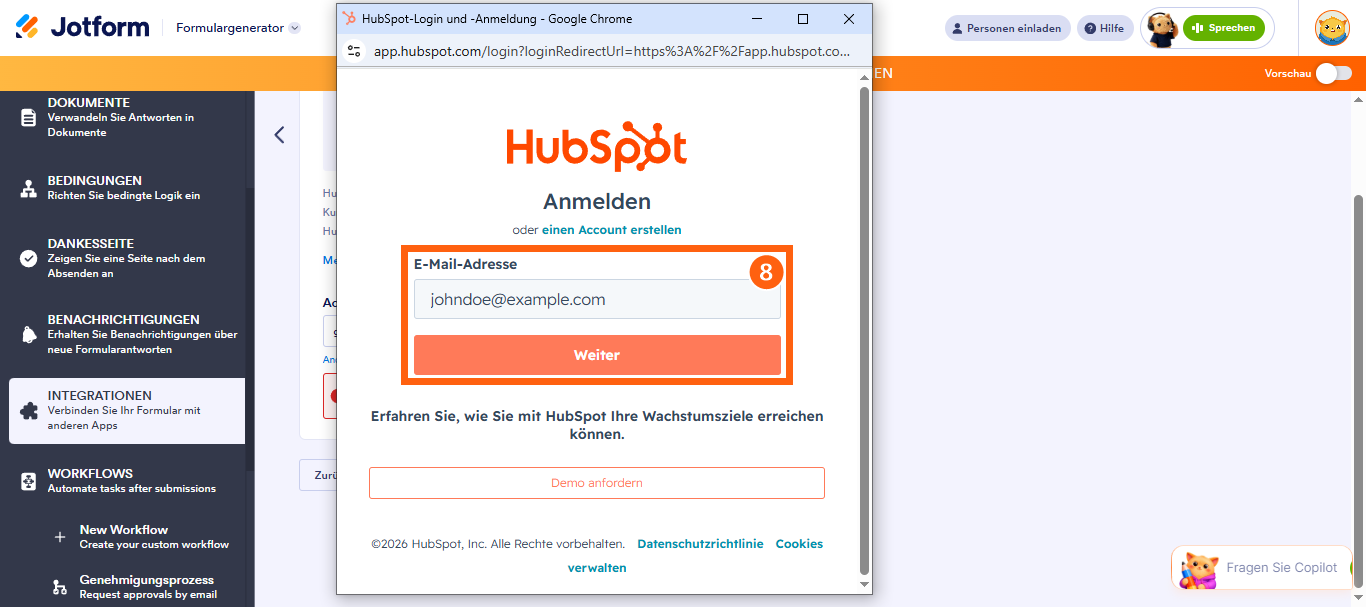 Wie Sie Jotform in HubSpot CRM integrieren Image-6