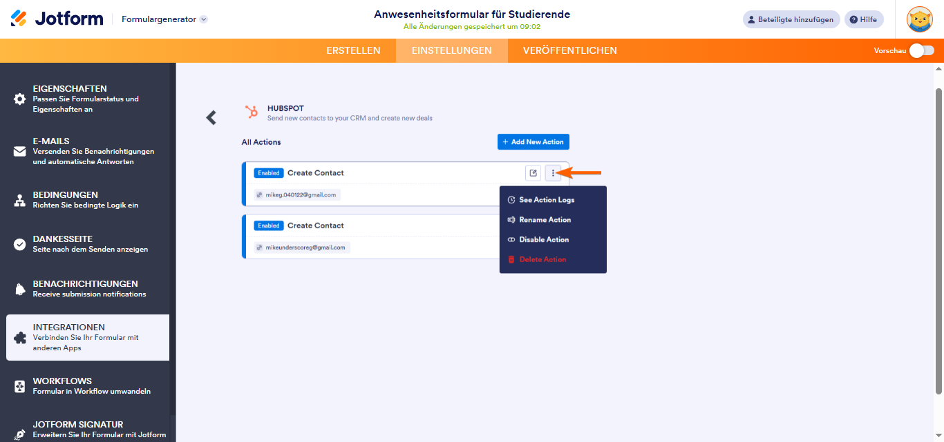 Wie Sie Jotform in HubSpot CRM integrieren Image-17