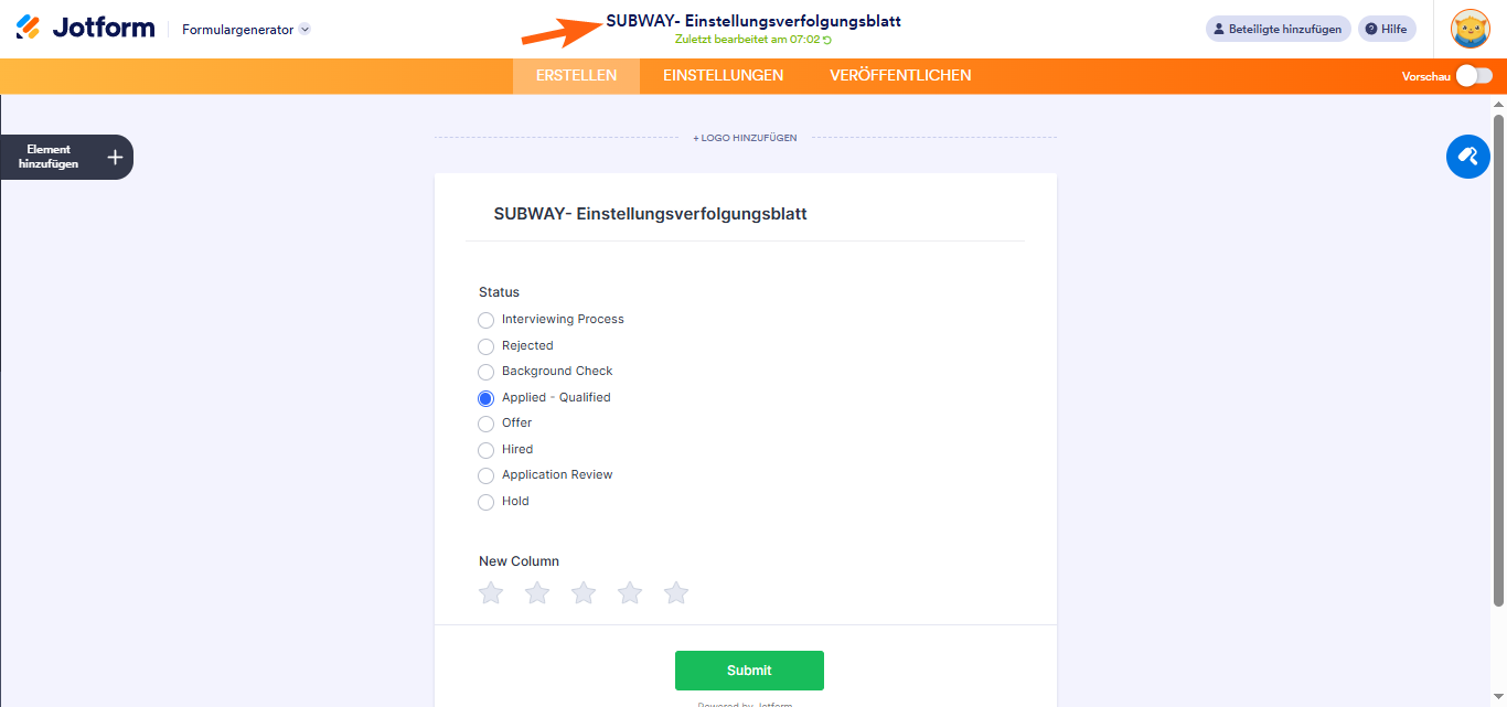 Wie Sie den Titel oder Namen Ihres Formulars ändern Image-5