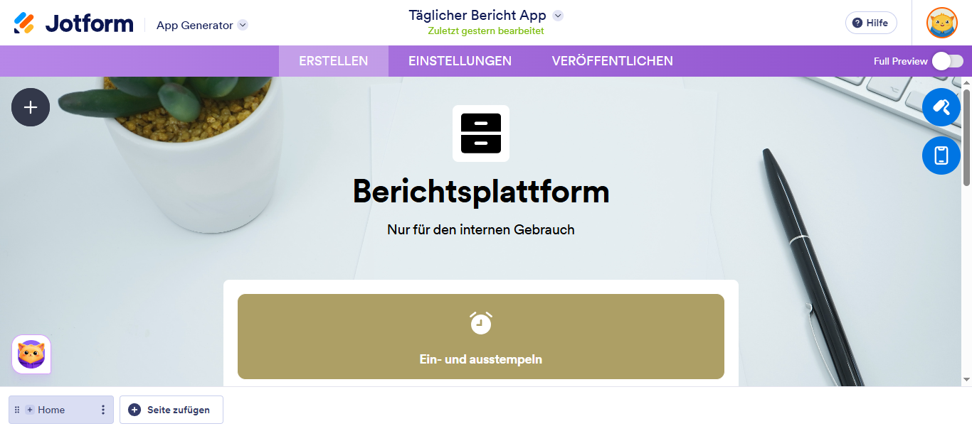 Wie Sie eine mehrseitige App mit Jotform Apps erstellen Image-1