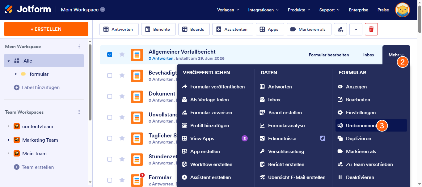 Wie Sie den Titel oder Namen Ihres Formulars ändern Image-2