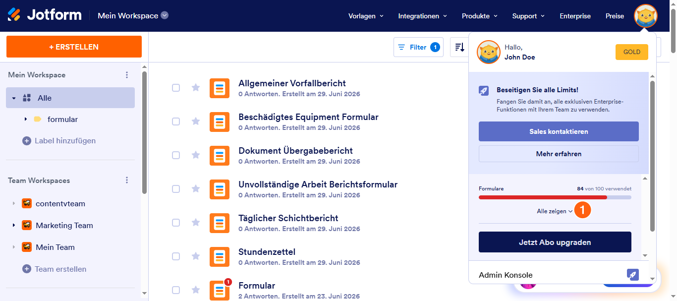 Begrenzungen für Formularaufrufe: Worum geht es dabei? Image-1